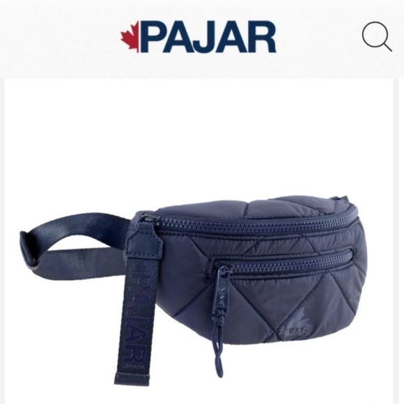 Pajar canada COHEN FANNY PACK navy puffer belt bag or crossbody new with… - Picture 1 of 8